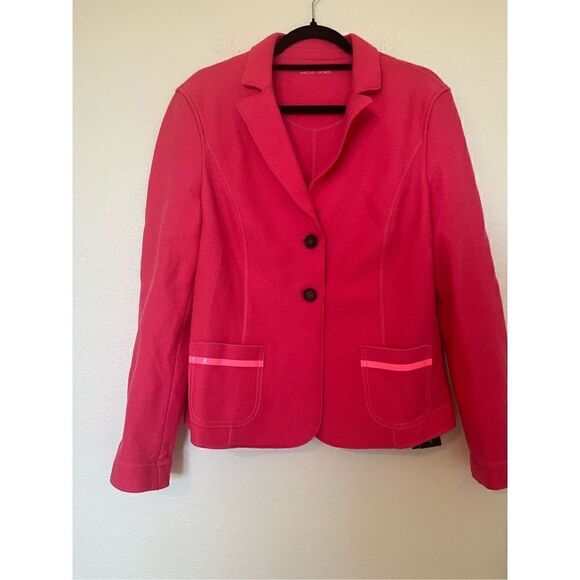NWT Marc Cain Fuschia 100% Virgin Wool Blazer - Picture 1 of 11